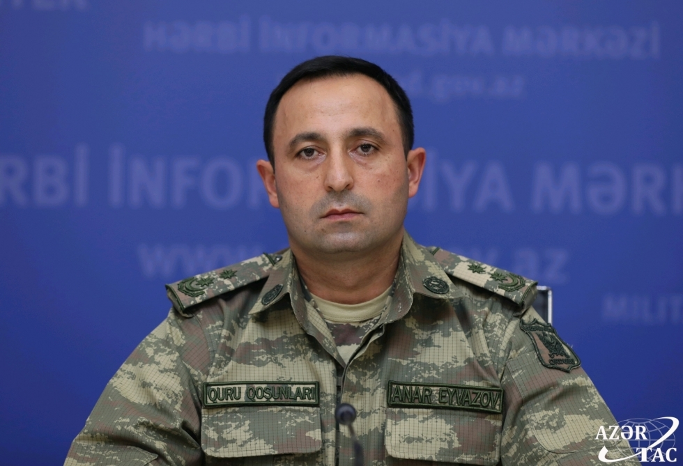 Anar Eyvazov: Hazırda Azərbaycan Ordusunun bölmələri cəbhəboyu döyüşləri davam etdirir