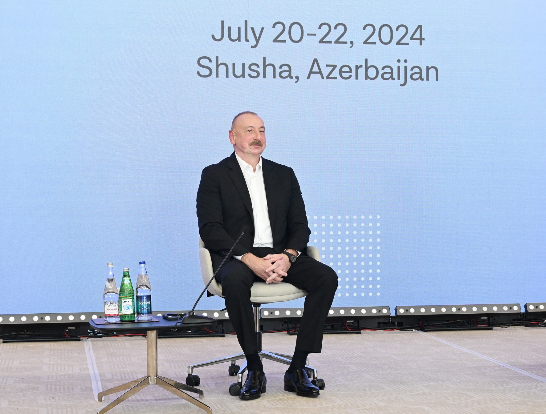 Şuşada 2-ci Qlobal Media Forumunun açılış mərasimi keçirilib Prezident İlham Əliyev Forumda iştirak edib